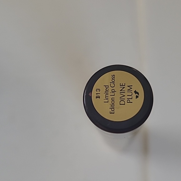 Estee Lauder lip gloss divine plum with make up bag - Picture 3 of 4